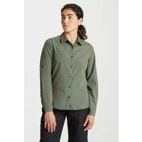 Craghoppers Women's 'Expert Kiwi' Long Sleeved Shirt in Green | Size: 8