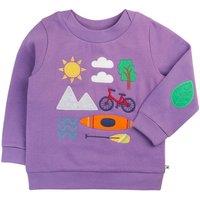 Frugi Easy On Jumper in Purple | Size: 1-2 Years