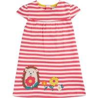 Frugi Girl's Little Layla Dress in Pink | Size: 3-6 m
