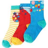 Frugi Girl's Little Socks 3 Pack | Size: 0-6 m
