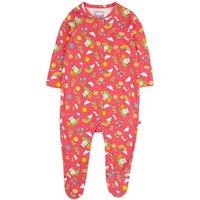 Frugi Girl's Lovely Babygrow in Pink | Size: 6-9 m