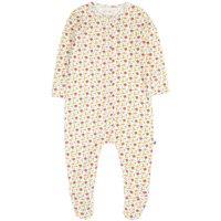 Frugi Girl's Lovely Pointelle Babygrow in White | Size: 12-18 m