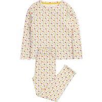 Frugi Girl's Pepper Pointelle Pyjamas in White | Size: 2-3 Years