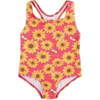 Frugi Girl's Sally Swimsuit in Pink | Size: 3-4 Years