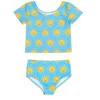 Frugi Girl's Talia Tankini in Blue | Size: 4-5 Years