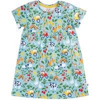 Frugi Girl's Tallie Dress in Blue | Size: 3-6 m