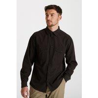 Craghoppers Men's 'Expert Kiwi' Long Sleeved Shirt in Black | Size: Medium