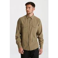 Craghoppers Men's 'Expert Kiwi' Long Sleeved Shirt in Beige | Size: 3XL
