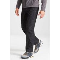 Craghoppers Men's Expert Kiwi Active Anti-Insect Practical Workwear Walking Trousers in Black | Size: 34R
