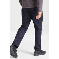 Craghoppers Men's Expert Kiwi Active Anti-Insect Practical Workwear Walking Trousers in Dark Navy | Size: 34R
