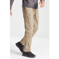 Craghoppers Men's Expert Kiwi Active Anti-Insect Practical Workwear Walking Trousers in Beige | Size: 30R