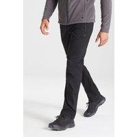 Craghoppers Men's 'Expert Kiwi Pro' Stretch Trousers in Black | Size: 36R