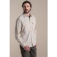 Craghoppers Men's Kiwi II Long Sleeved Anti-Insect Shirt in Beige | Size: Medium