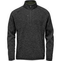 Stormtech Men's Avalante Heather Quarter Zip Fleece Top in Black | Size: Small