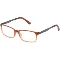Police Men's V1975-54N66M Pair Of Glasses in Brown