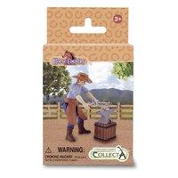 CollectA Blacksmith Accessories Starter Set - Horse Toys & Playsets, Realistic & Hand Finished