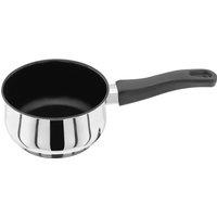 Judge Vista, 14cm Milk Pan, 900ml, Non-Stick in Metallic Silver
