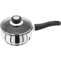 Judge Vista, 16cm Saucepan, 1L, Non-Stick in Metallic Silver
