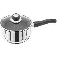 Judge Vista, 18cm Saucepan, 1.8L, Non-Stick in Metallic Silver