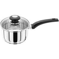 Judge Essentials, 16cm Saucepan, 1L in Metallic Silver