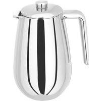 Judge Coffee, 3 Cup Double Walled Cafetiere, 350ml in Metallic Silver