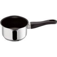 Judge Vista, 14cm Draining Milk Pan, 1L, Non-Stick in Metallic Silver