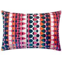 Furn Metro Abstract Velvet Rectangular Cushion | Size: 40 cm x 60 cm