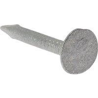 Forgefix Clout Nail Extra Large Head Galvanised 30Mm (500G Bag) in Silver