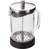 Judge Coffee, 6 Cup Glass Cafetiere, 700ml in Metallic Silver
