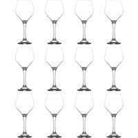 LAV Ella Red Wine Glasses - 440ml - Pack of 12 in Clear