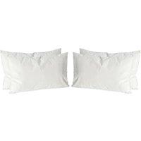 Nicola Spring Rectangle Velvet Cushions - 60cm x 40cm - Pack of 4 in Cream | Size: 60 cm x 40 cm