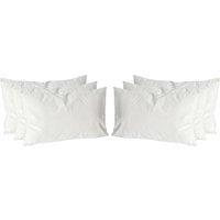Nicola Spring Rectangle Velvet Cushions - 60cm x 40cm - Pack of 6 in Cream | Size: 60 cm x 40 cm