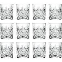 RCR Crystal Melodia Whisky Glasses - 340ml - Pack of 12 in Clear