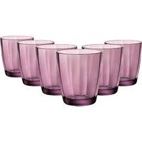 Bormioli Rocco Pulsar Double Old Fashioned Glasses - 390ml - Pack of 12 in Purple