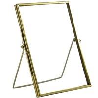 Nicola Spring 5x Standing Metal Photo Frames - 5 x 7 Picture Display Poster Frame in Gold