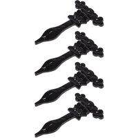 Hammer and Tongs Ornate T-Hinge - W155mm - Black - Pack of 4 | Size: 10000mm x 520mm