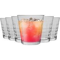 Duralex Prisme Drinking Glasses - 220ml - Clear - Pack of 12