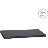 Argon Tableware Modular Slate Table Runner - 150cm x 25cm (3x Boards) in Grey | Size: 150 cm x 25 cm