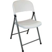 Harbour Housewares Folding Trestle Chair White