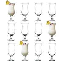 LAV Fiesta Pina Colada Glasses - 460ml - Clear - Pack of 12