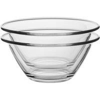 Bormioli Rocco Mr Chef Glass Nesting Mixing Bowls 1.5 Litres Pack of 6 in Clear
