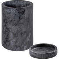Argon Tableware 2 Piece Marble Wine Bottle Coaster & Cooler Set Black
