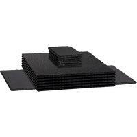 Argon Tableware 13 Piece Square Slate Placemats & Coasters Set