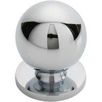 Loops Solid Ball Cupboard Door Knob 25mm Diameter Polished Chrome Cabinet Handle