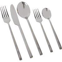 Argon Tableware 40pc Stainless Steel Cutlery Set in Silver