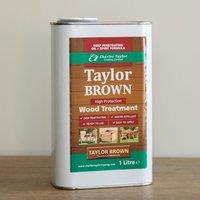Samuel Alexander 1 litre Wood Preservative for Hand Made Wooden Garden Furniture in Brown