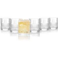 RCR Crystal Brillante Whisky Glasses - 340ml - Pack of 6 in Clear