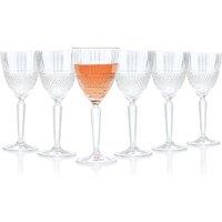 RCR Crystal Brillante Wine Glasses - 290ml - Pack of 6 in Clear