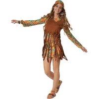 tectake Women's Rebellious Hippie Chick Costume | Size: Medium
