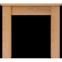 Adam Fires & Fireplaces Adam Buxton Mantelpiece in Oak, 48 Inch in Light Oak